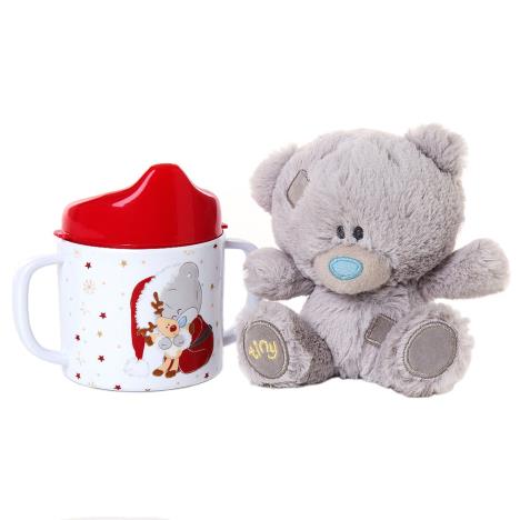 4" Tiny Tatty Teddy Bear & Beaker Gift Set £6.00